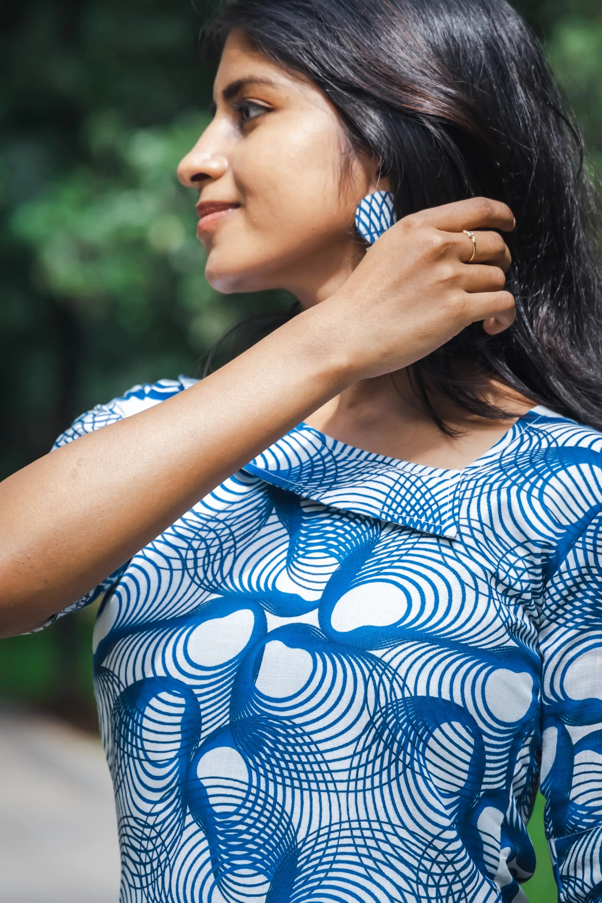 Geometric Blue