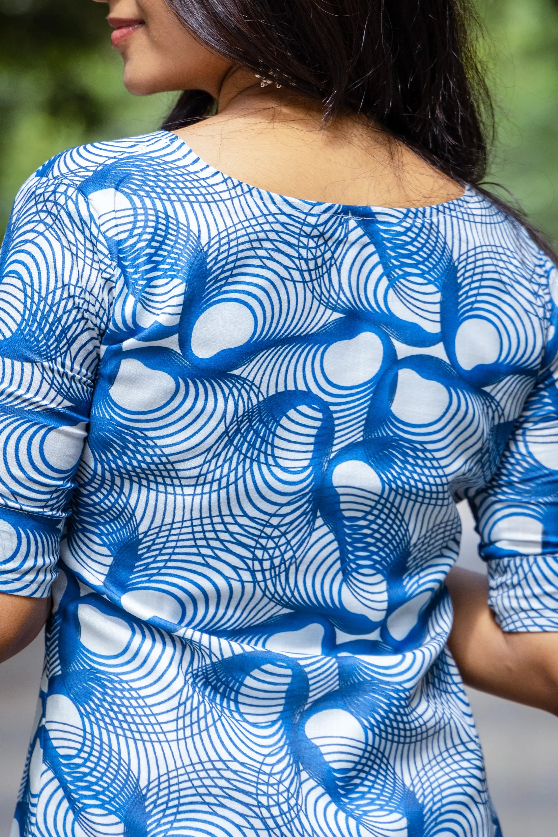 Geometric Blue