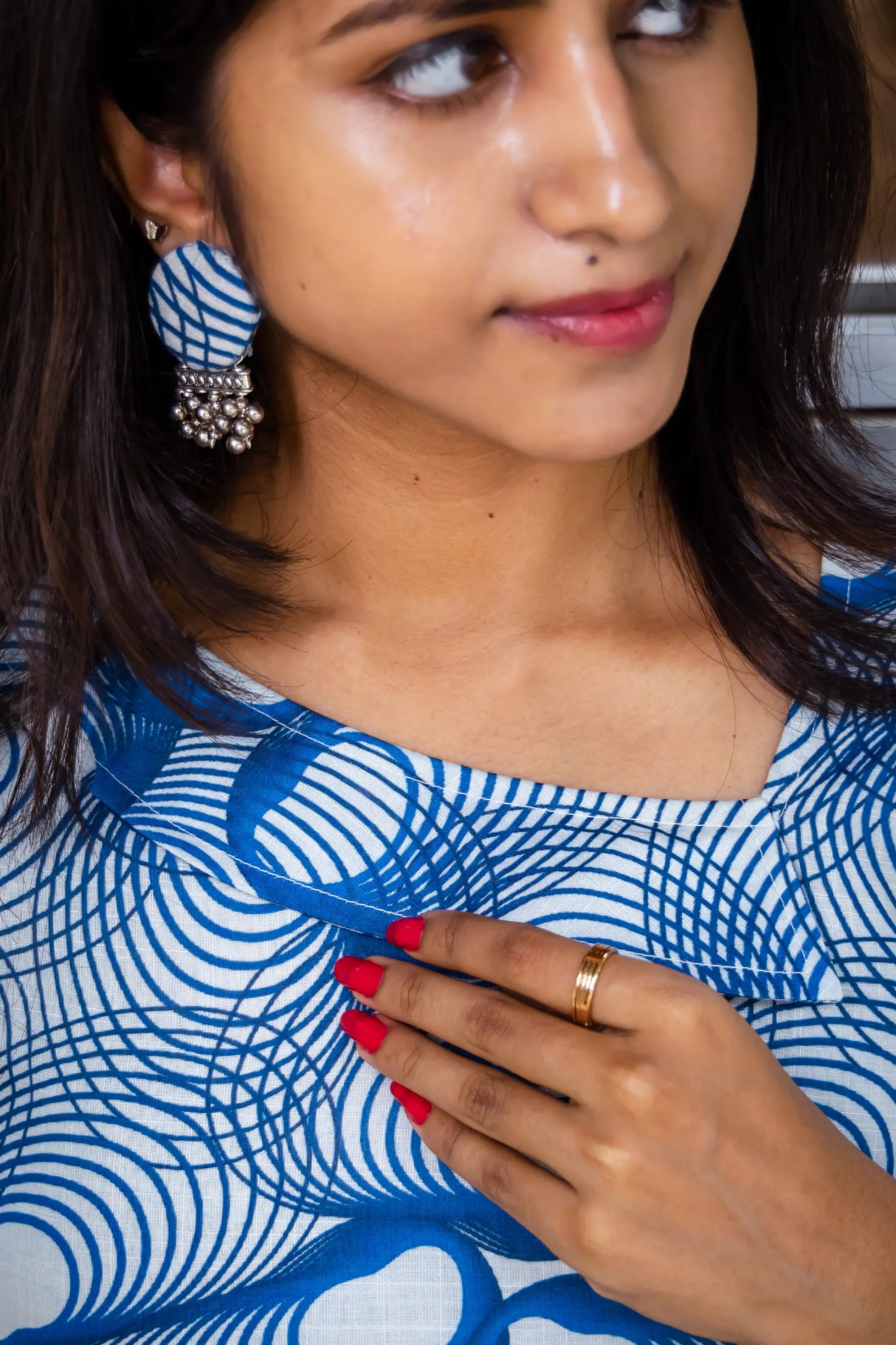 Geometric Blue